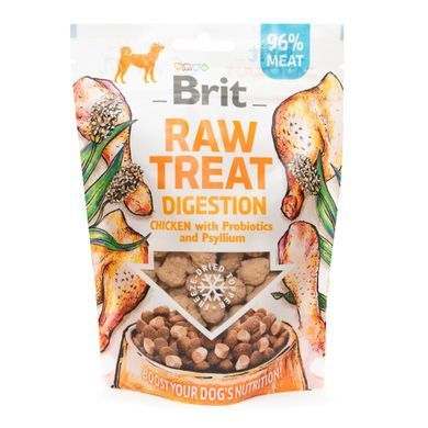 Ласощі Brit Care для собак Brit Raw Treat freeze-dried Digestion для травлення, курка, 40 г