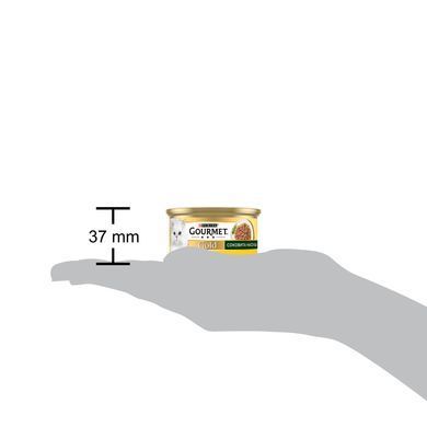 Вологий корм GOURMET Gold "Соковита насолода" для дорослих котів, з куркою, 85 г