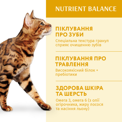Сухий корм Optimeal для дорослих котів - курка 10 кг