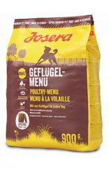 Сухий беззерновий корм для дорослих собак основний раціон Josera Geflugel-Menu курка рис 900 г