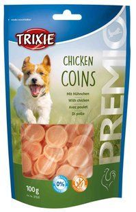 Ласощі Trixie Premio Chicken Coins для собак монетки з куркою 100 г