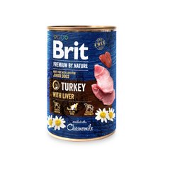 Brit Premium by Nature Junior Dog Turkey & Liver 400г арт.100408/538553