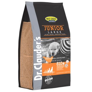 Сухий корм для цуценят великих та гіганських порід Dr.Clauder’s Best Choice Junior Large 350 г