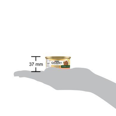 Вологий корм GOURMET Gold "Соковита насолода" для дорослих котів, з лосось, 85 г
