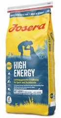 Сухий гіпоалергенний корм для дорослих собак з підвищенними навантаженнями Josera High Energy лосось курка рис 15 кг