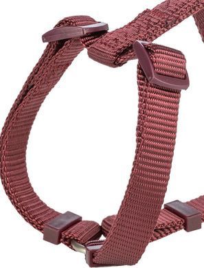 Амуніція для собак Амуніція для собак Шлея Trixie Premium H-harness для собак XXS&ndash;XS 20&ndash;32 см 10 мм бордова