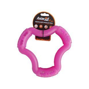 Іграшка AnimAll Fun кільце 6 сторін для собак, фіолетове, 20 см